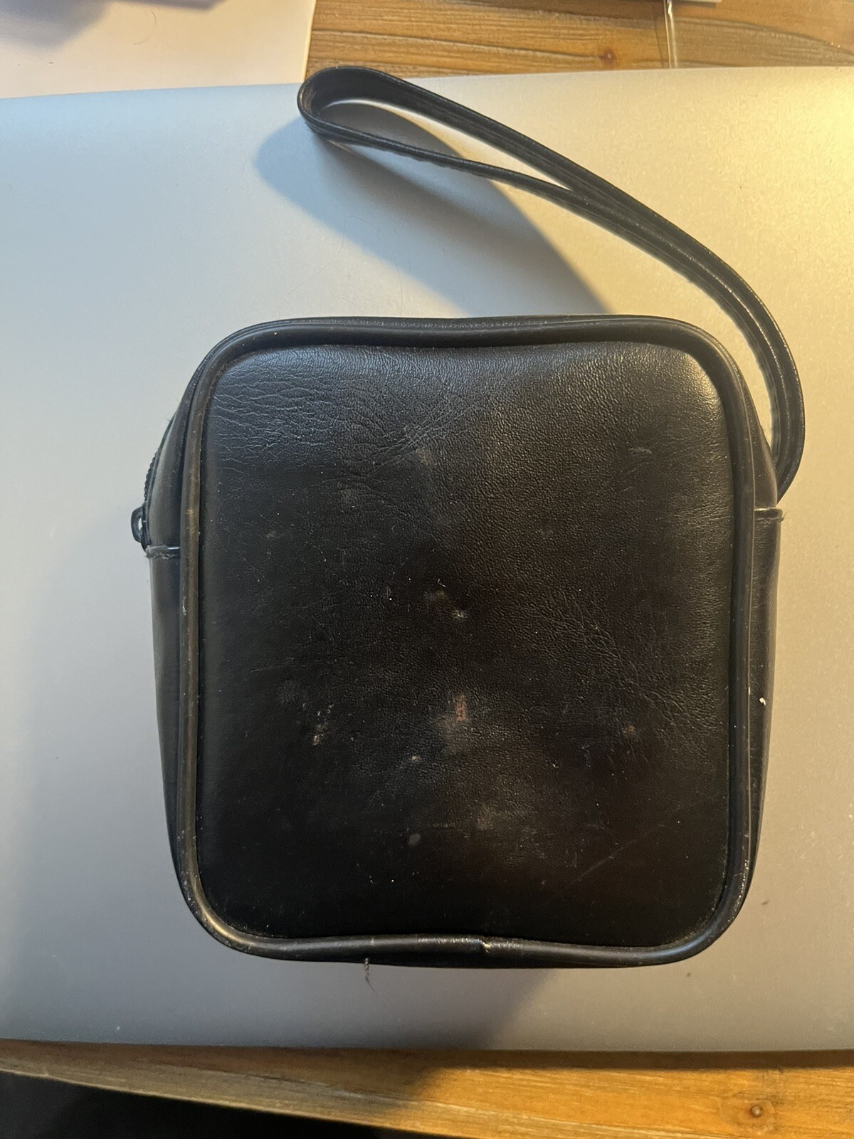 Time Magazine Vintage Binocular Holder Case Zip Up Camera Bag C4