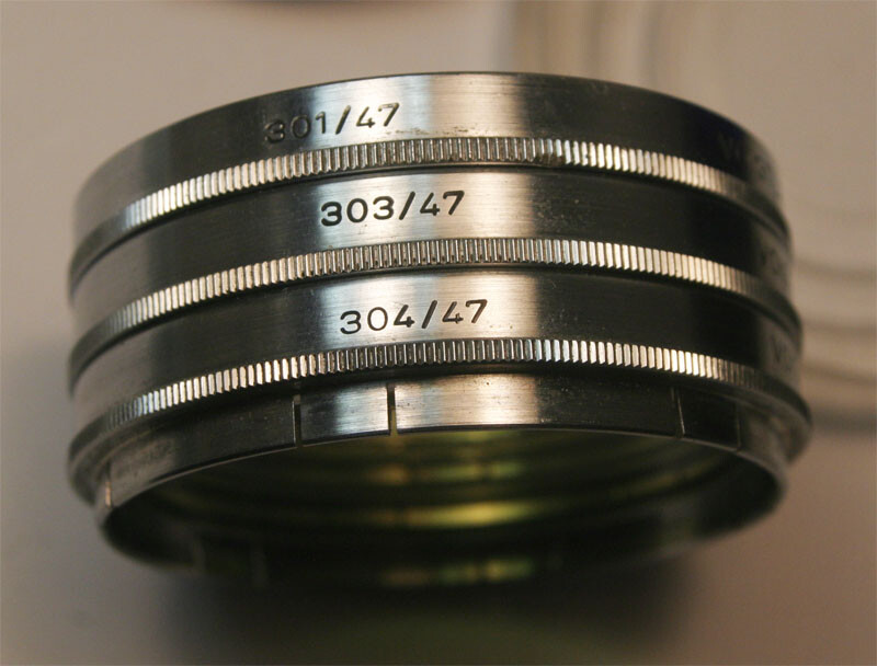 Voigtlander Germany Slip on type 47mm Focar1 Focar2 & G1 Filters Clean