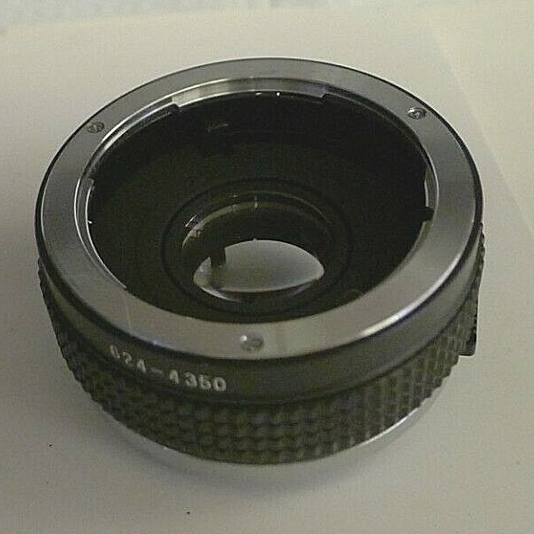 JCPenney Auto 2x Tele-Converter Lens O/OM 624-4350 for Olympus +End Caps & Case