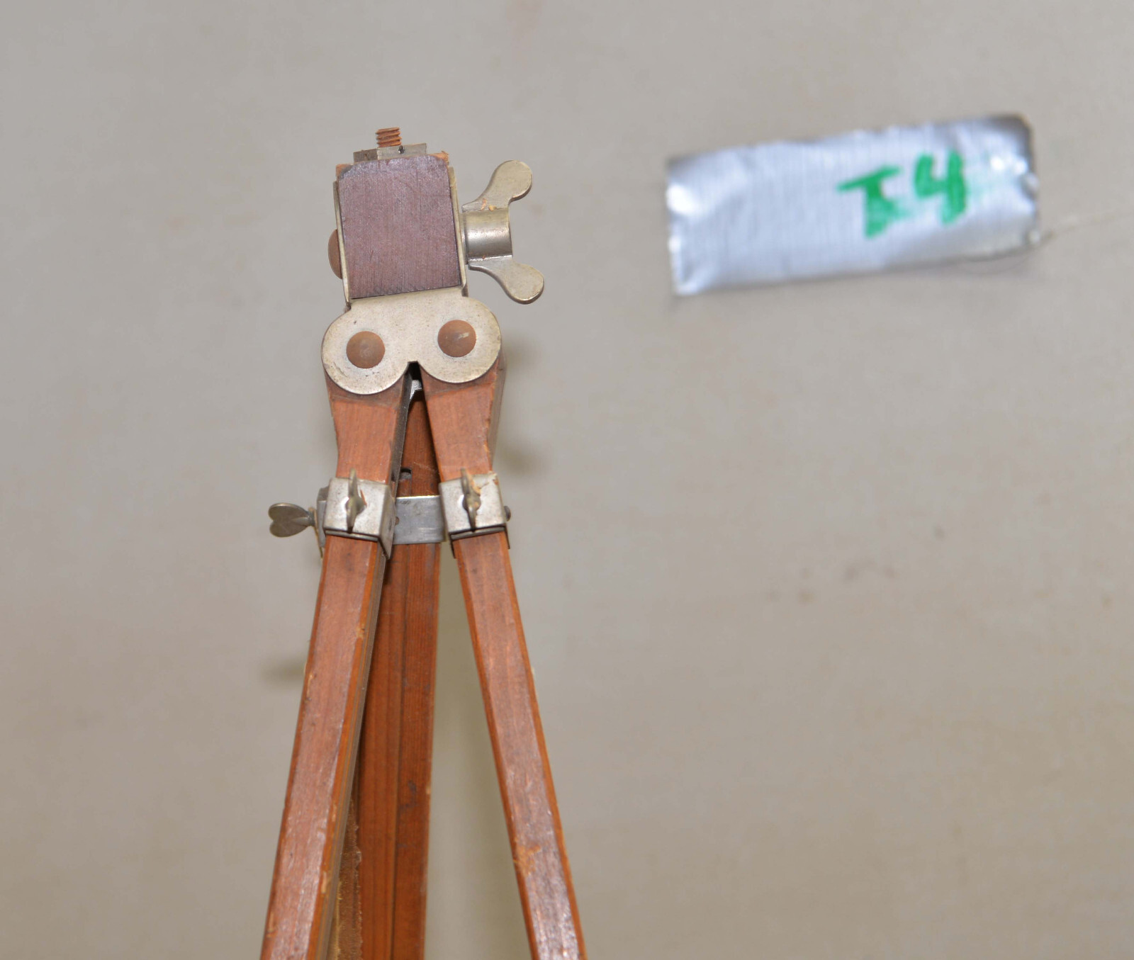 Rare camera tripod Promo Works made for Eastman Kodak wood brass collectible T4