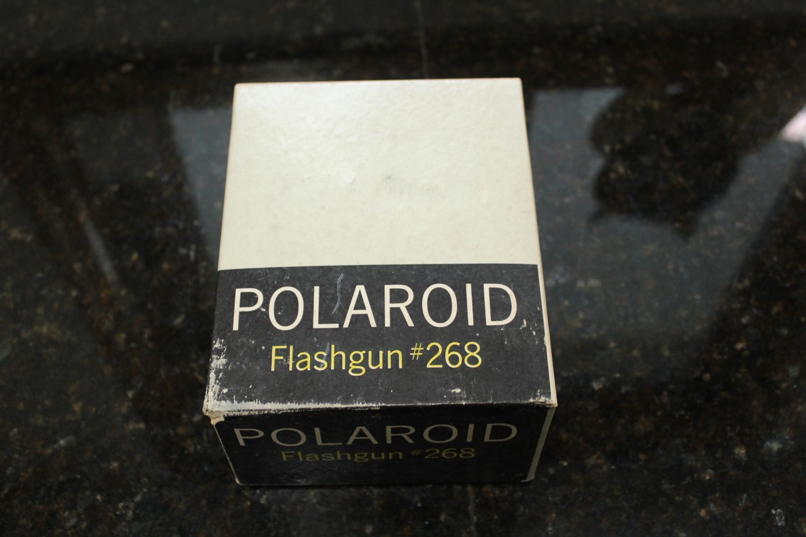 Vintage Polaroid Flash Gun Model #268 Photography Light Orig Box Untested As Is