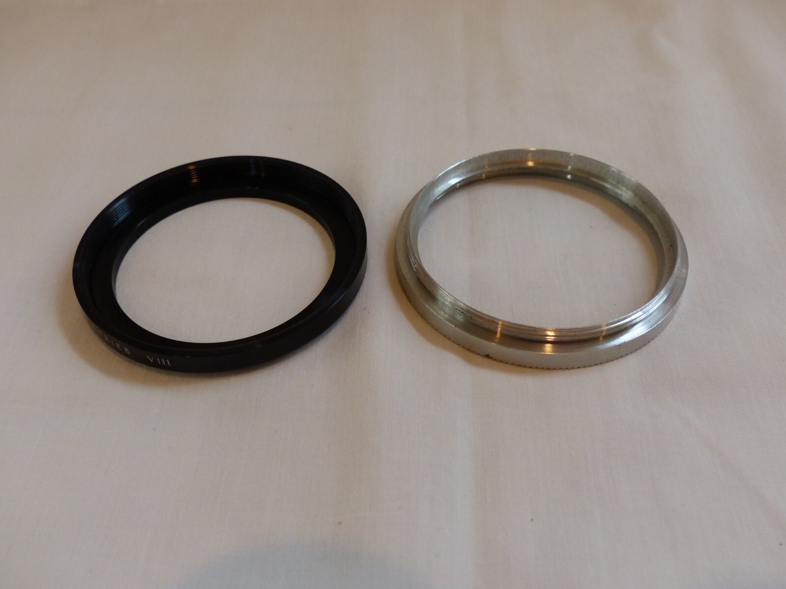 Vintage Vemar 58 mm, series VIII (8), adapter ring set, very good condition