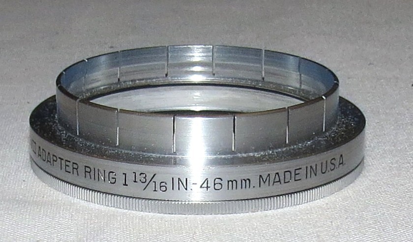 Kodak Series VII Adapter Ring – 1.13/16 inch to 46 mm Made in USA