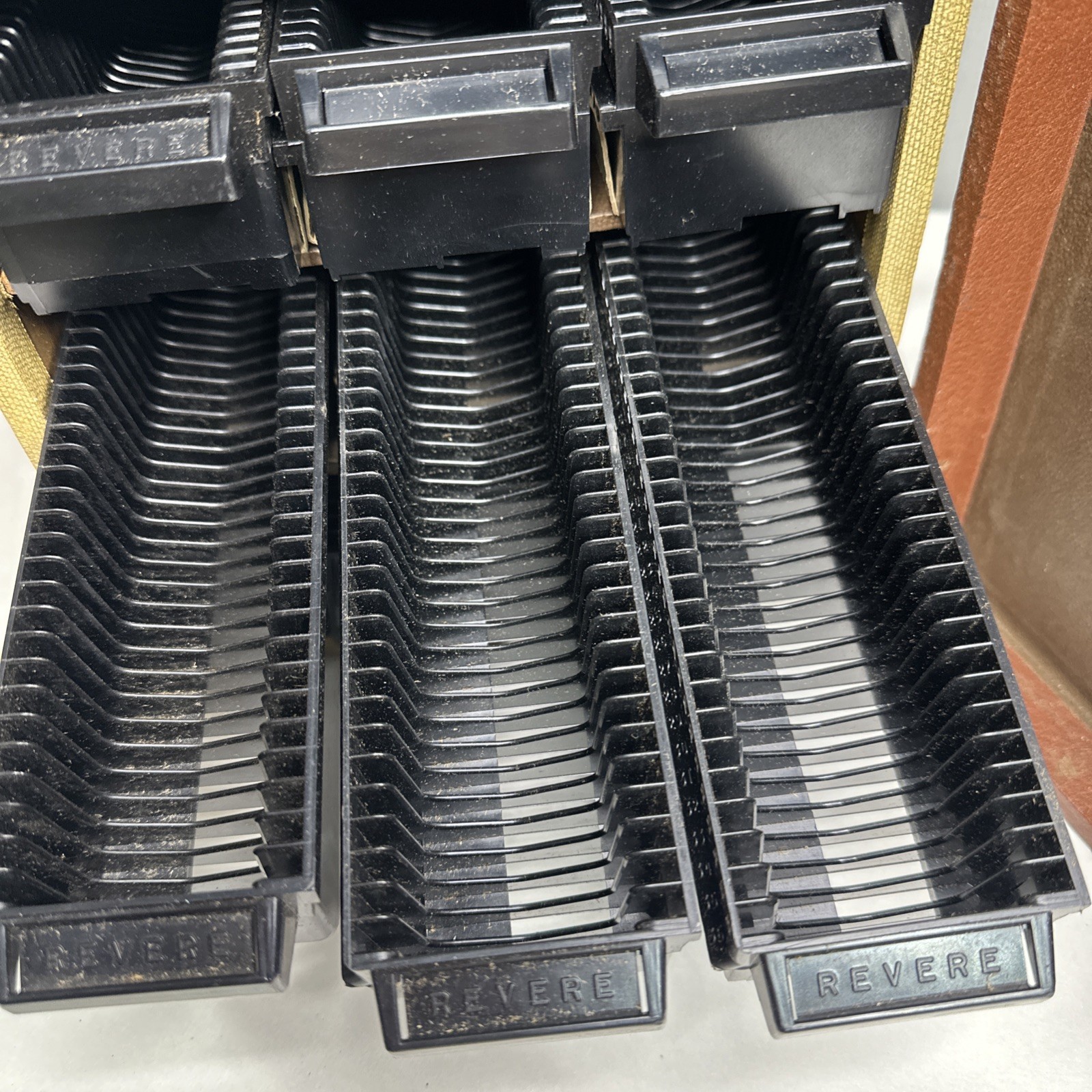 BARNETT & JAFFE BAJA 540 Vintage Slide Carrying Case 35mm 15 Trays