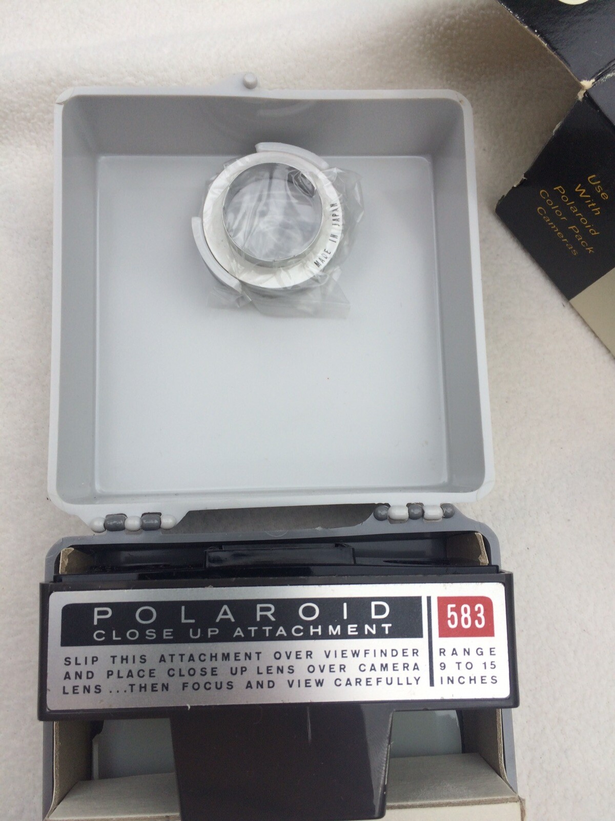 POLAROID CLOSE UP KIT 583 FOR LAND CAMERA IN ORIGINAL BOX