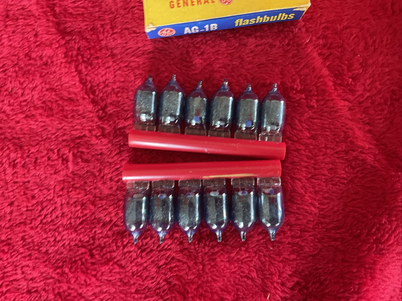 Vintage GE AG-1B Flashbulbs 2 Packages 24 Bulbs Total Camera Photography