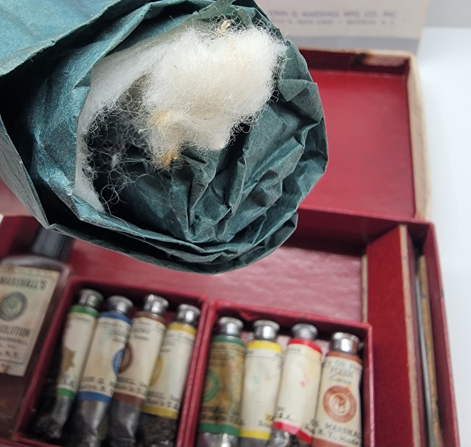 Vintage Marshall’s Transparent Photo Oils Colors Student Set John G Marshall USA