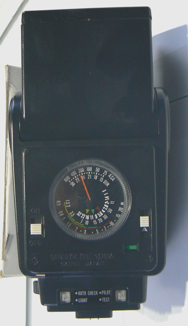 Canon Speedlite 199A Camera Hot Shoe Flash – Needs Battery Tray
