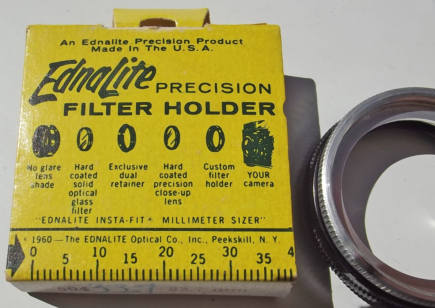 EdnaLite Precision Filter Holder in Box – Series 5, 33.7mm Thread – USA