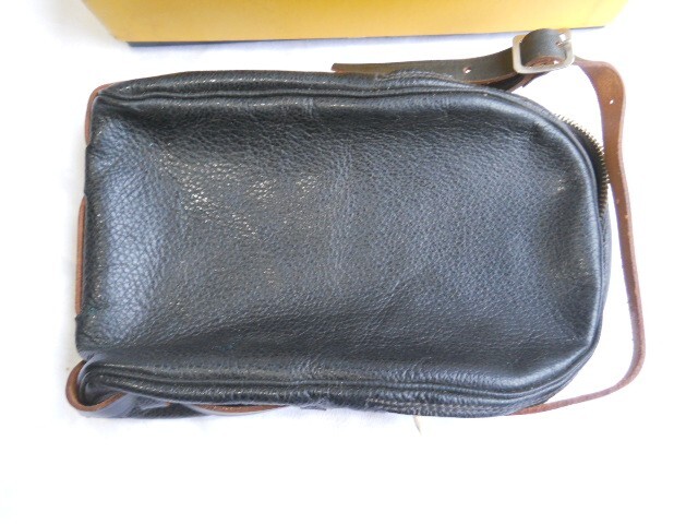 Vintage CINE KODAK ZIP CASE Black Leather No. 14C (Original Box) SHIPS FREE 2 US