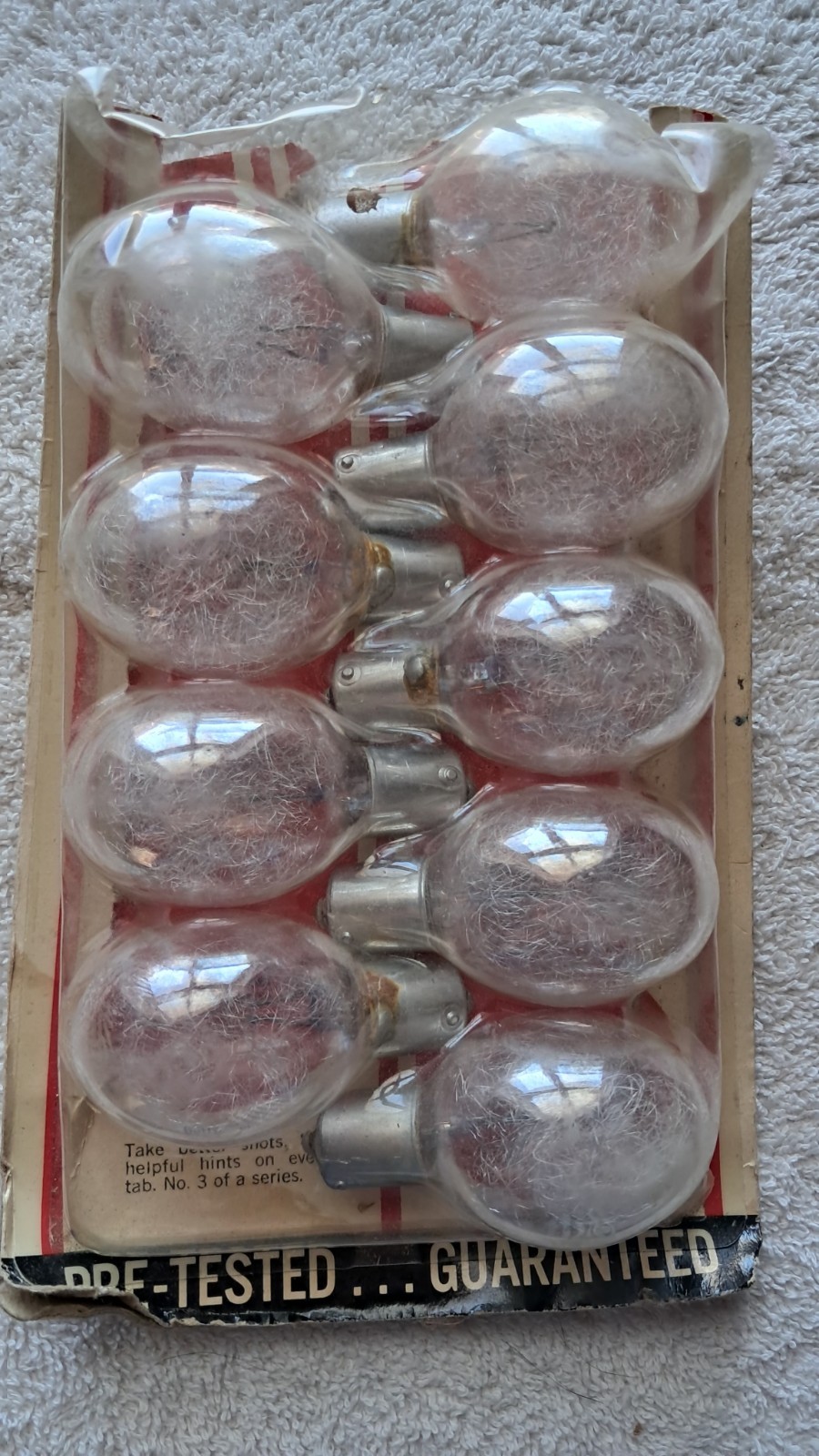 Amplex My-T-Myte Class M PF-1 Flashbulbs Vintage 9 Bulbs