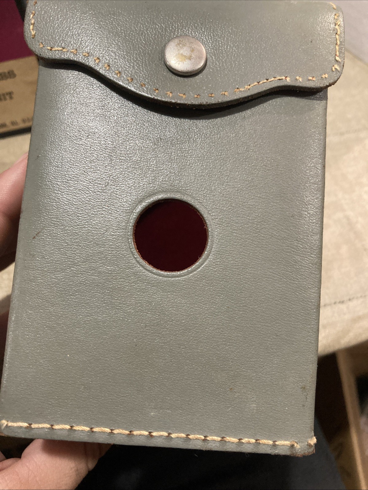 Antique Vintage Retro Ansco CAMERA CASE Leather Uncommon Old Photography