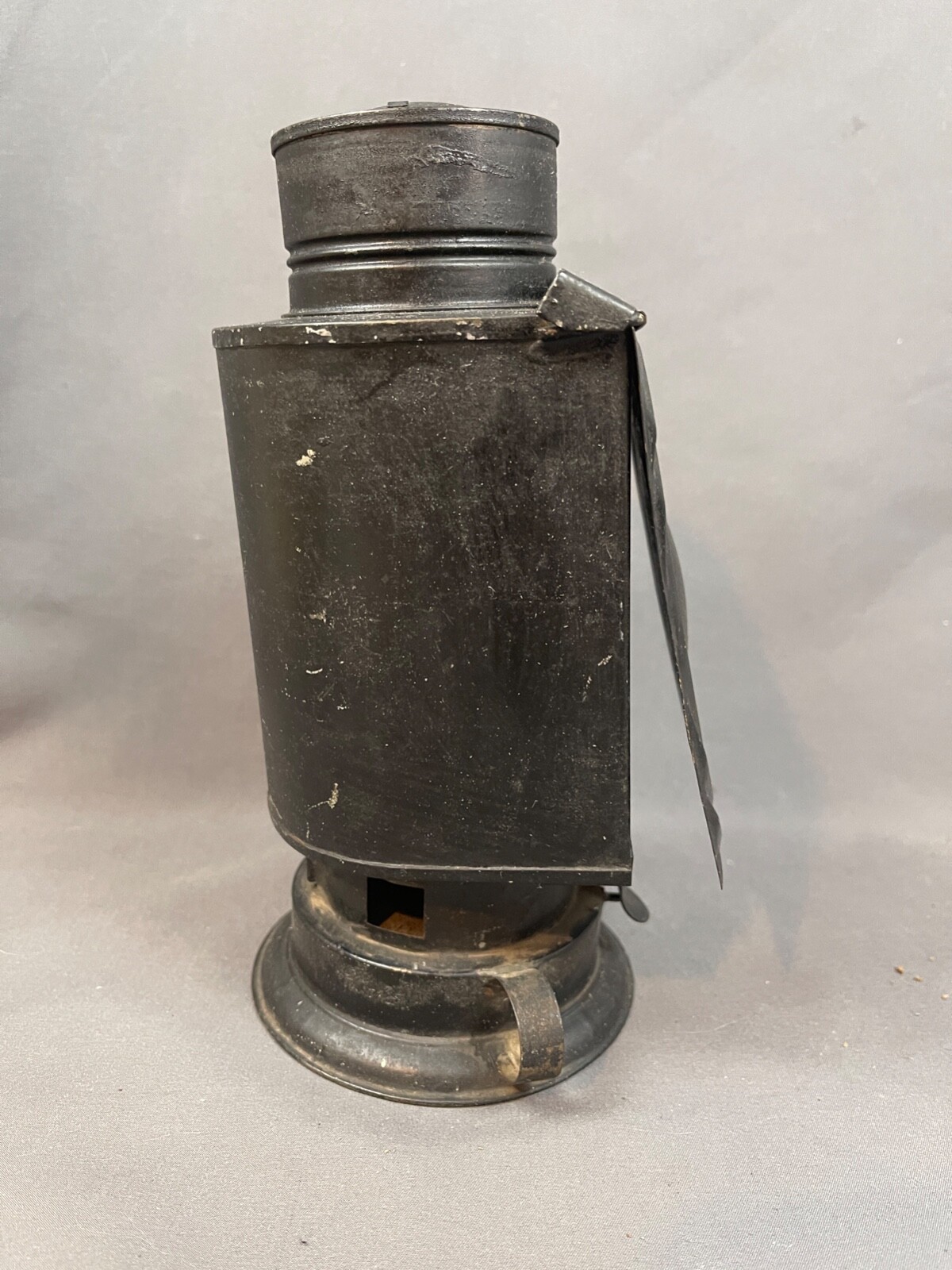 Antique Unique Lantern Oil Red Glass Darkroom Very Complete Nice 2795