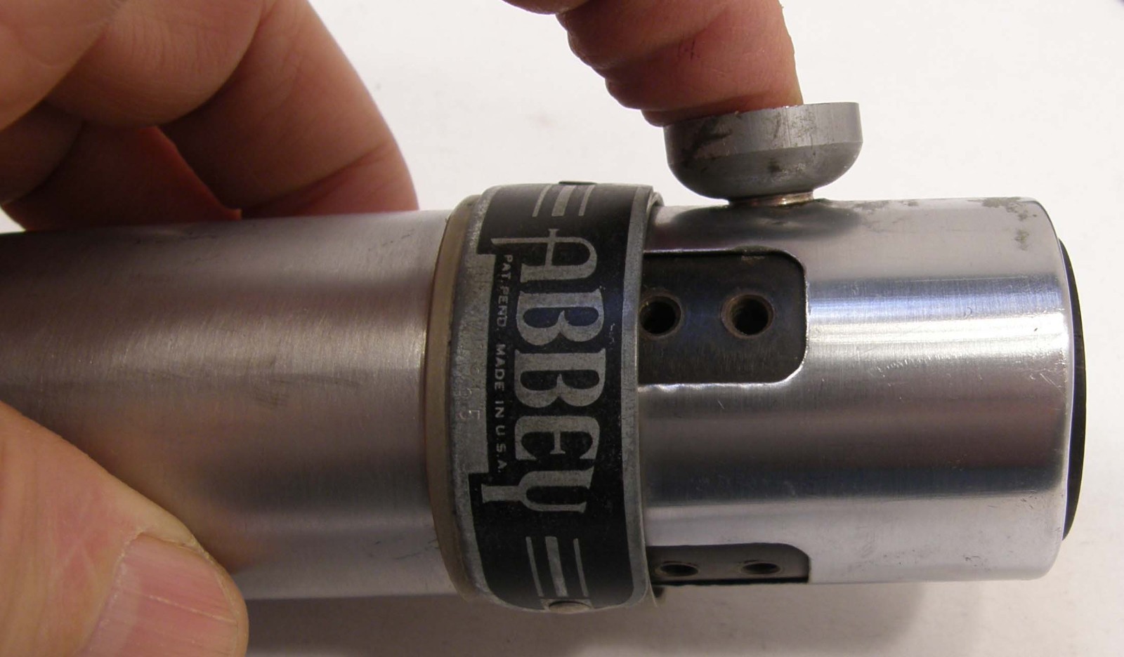 VINTAGE ABBEY PHOTO CORP FLASHGUN HANDLE & HOOD LIGHT SABER
