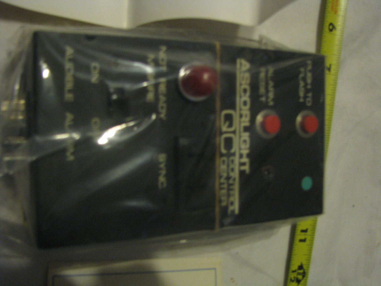 ASCORLIGHT CAT. NO.031-577 QC CONTROL CENTER
