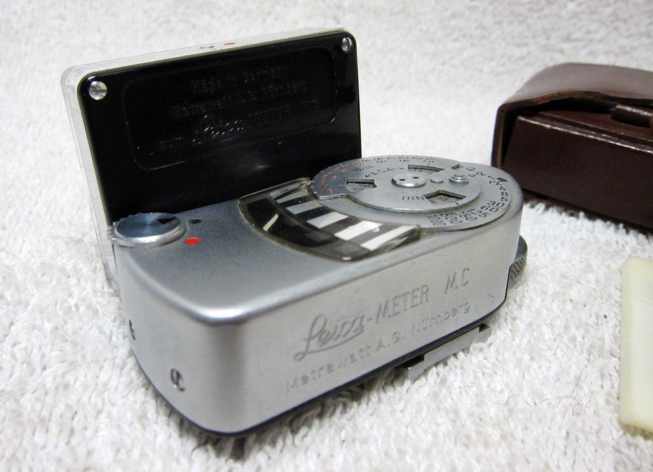 Vintage Leitz LEICA Meter MC Lightmeter Attachment w/Booster for M Cameras.M2 M3