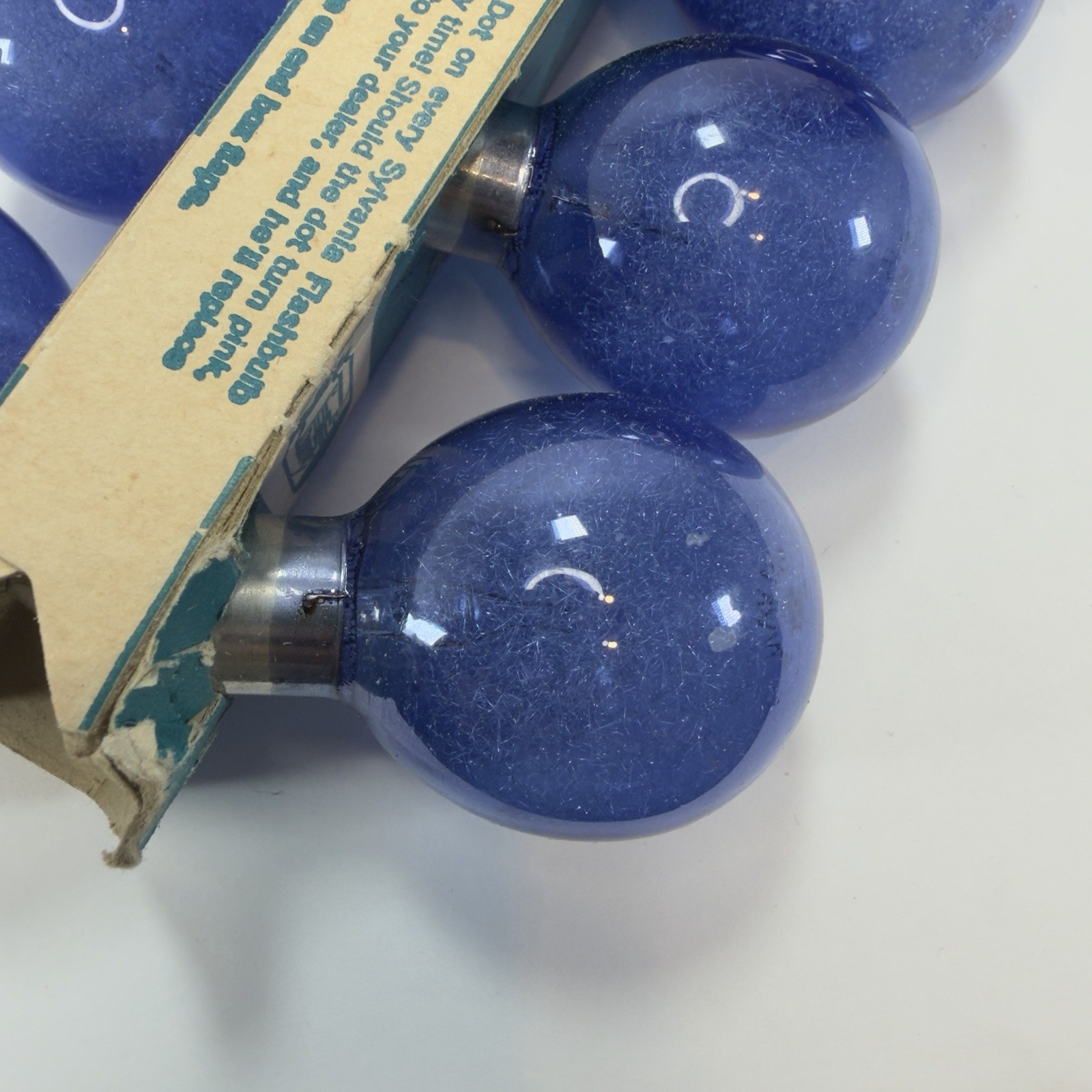 Vintage Sylvania Blue Dot Press 25B Flashbulbs 10 New Bulbs w/ Original Box