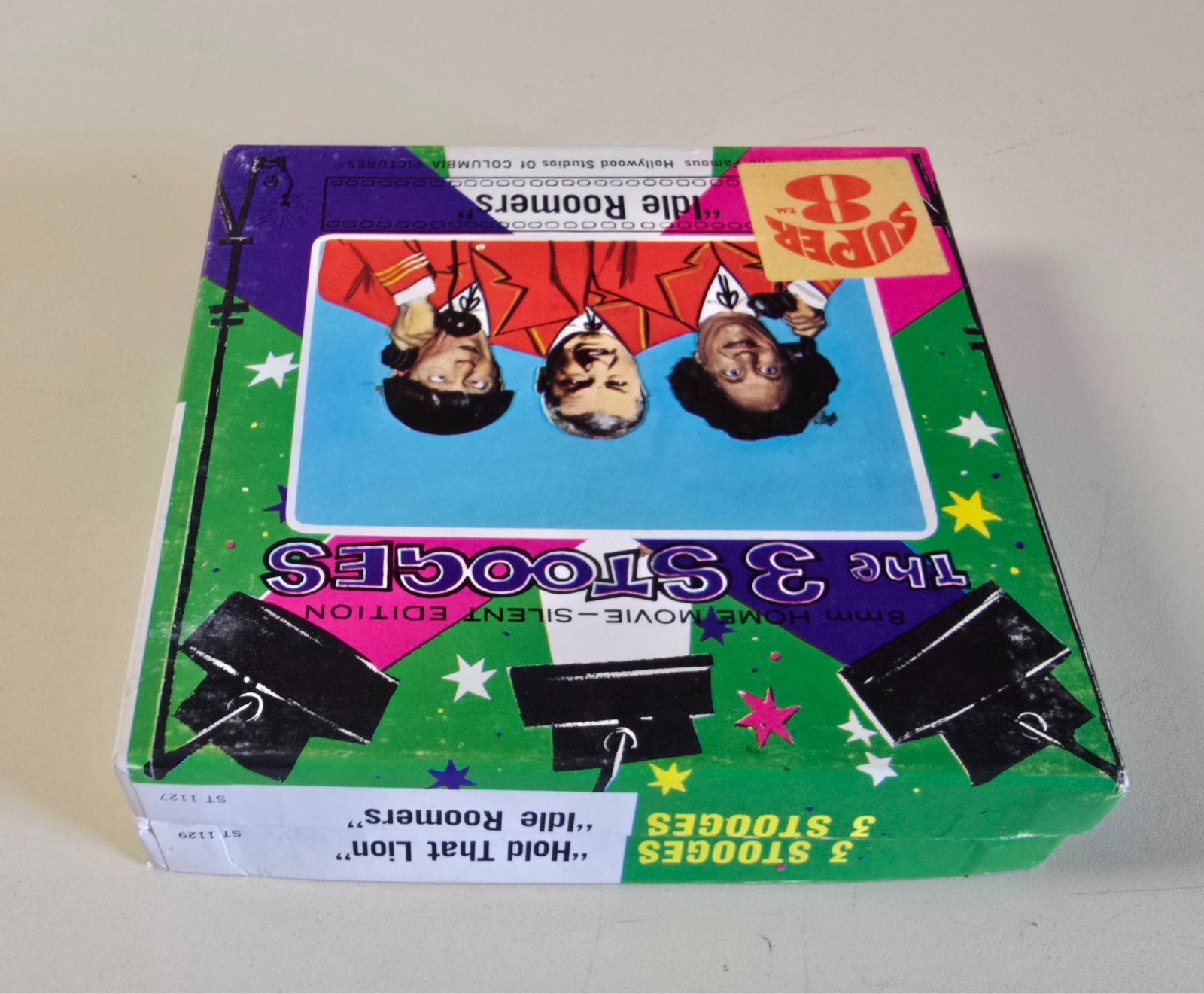 Vintage The Three 3 Stooges “Idle Roomers” + “Hold That Lion” 8mm Movie LOT-2