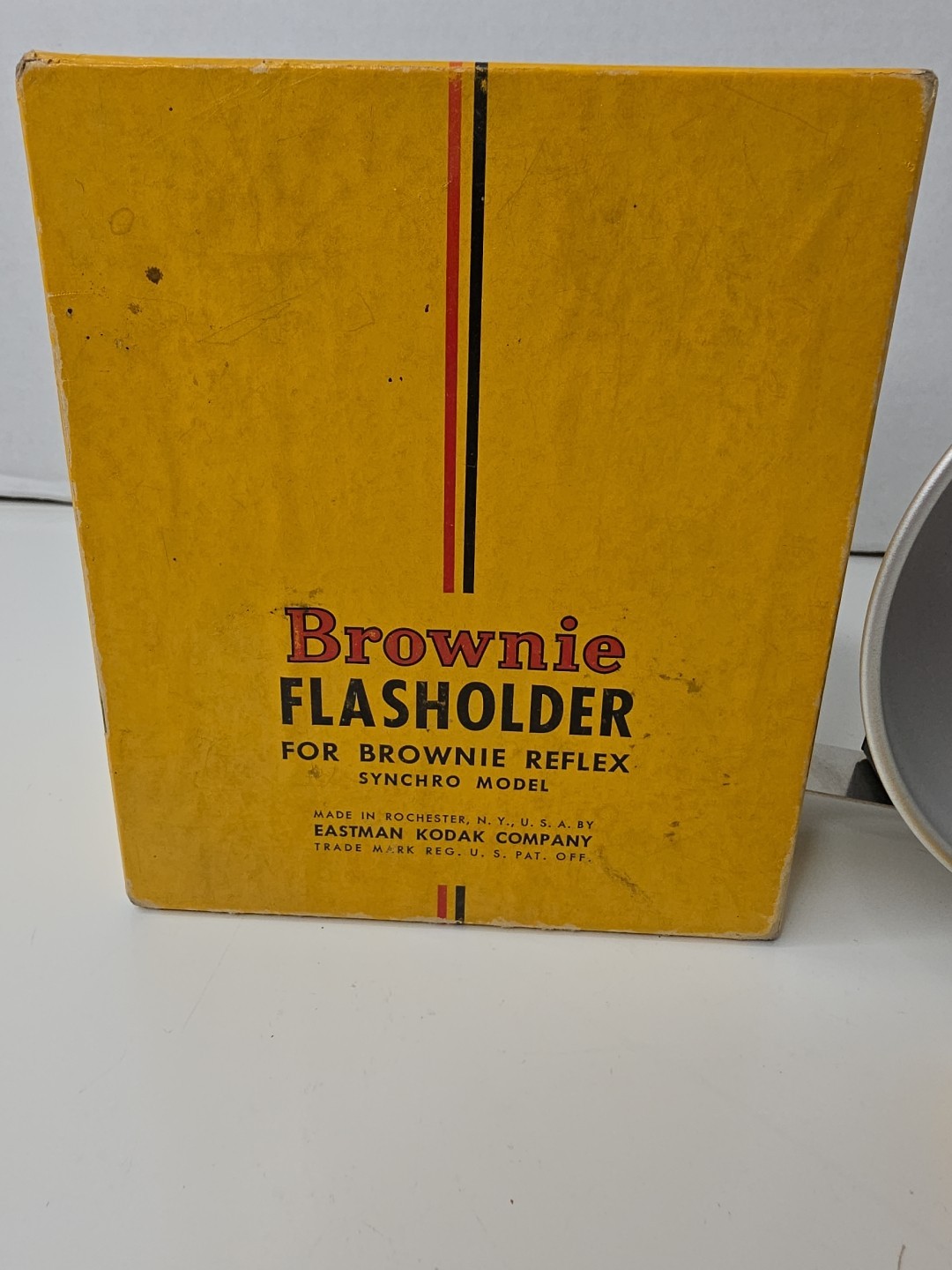 Vintage Brownie Flasholder for Brownie Reflex Synchro Model Camera in Box