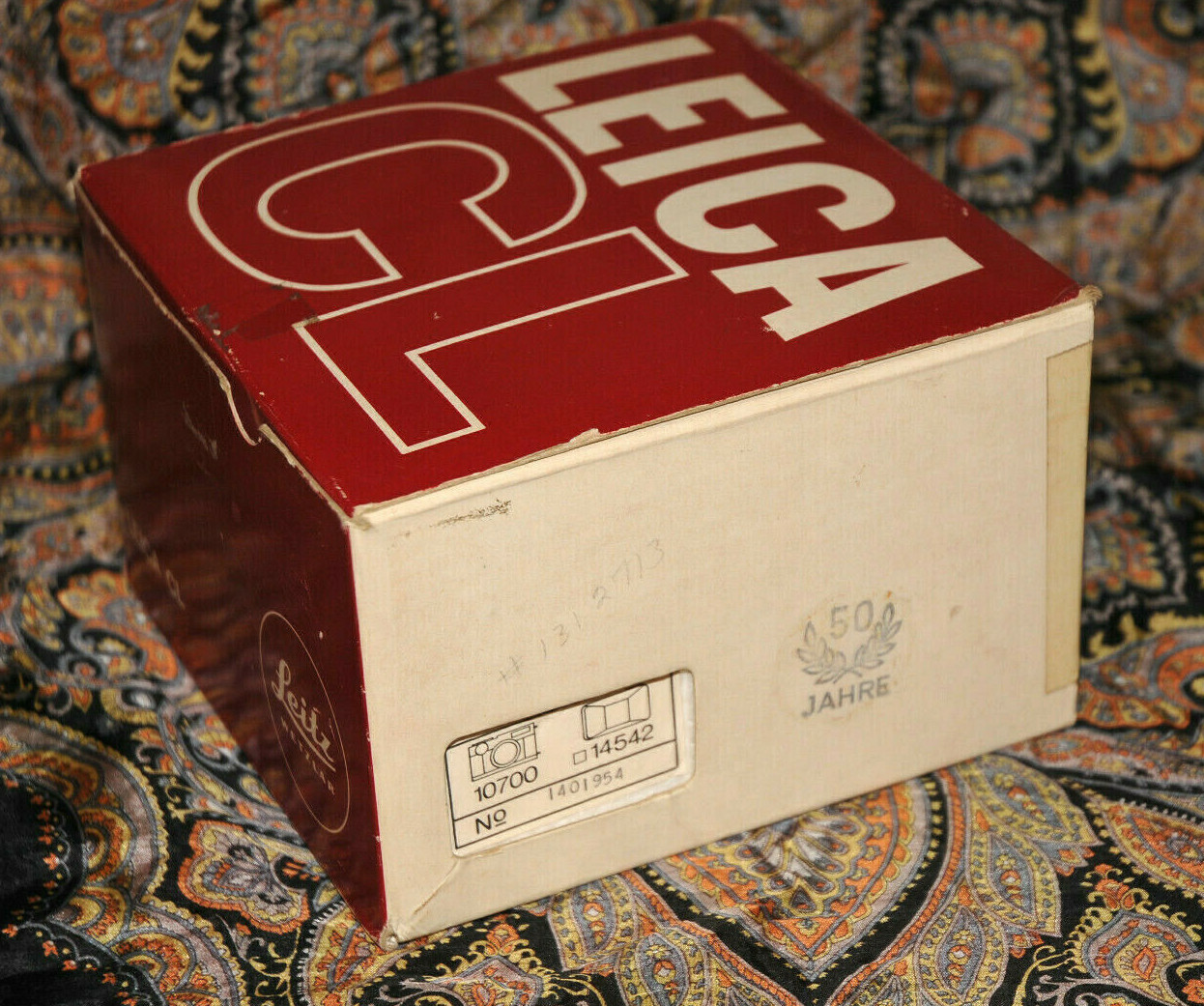 Leica Box only for CL 50th Anniversary & 40 Summicron 1401954