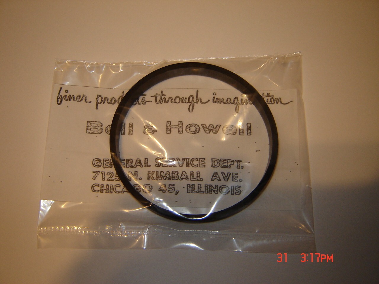 16MM Bell & Howell 500 Series 16mm Projector Belt, 16mm Motor Belt, New