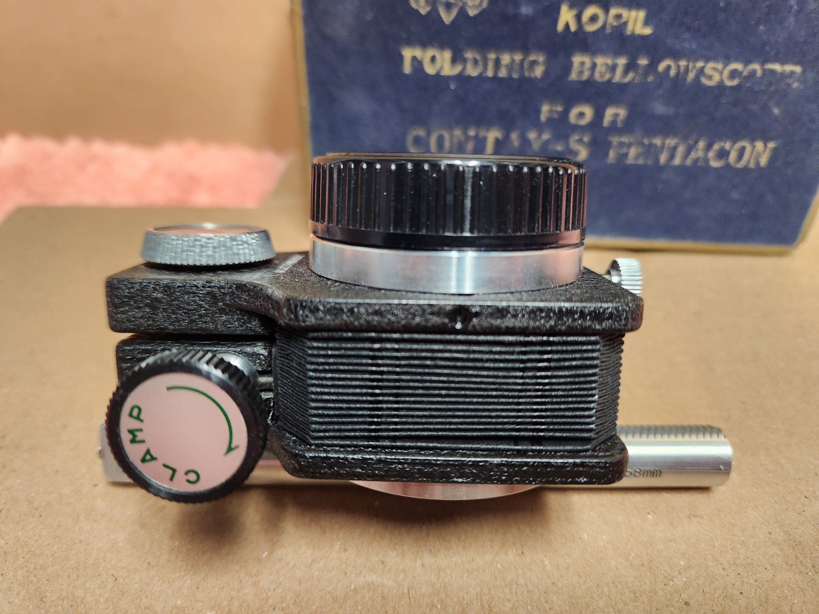 Kopil Folding Bellowscope for Contax-S Pentagon Camera w/ Original Box ESTATE
