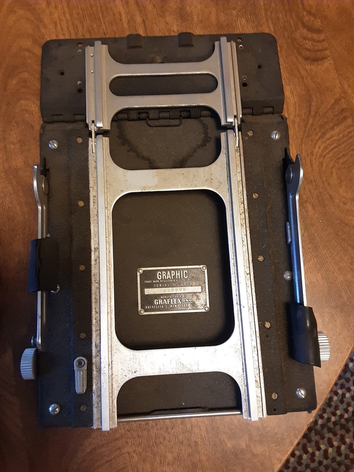 Graflex Crown Speed Camera Front Door with Flap. Please read for shipping refund
