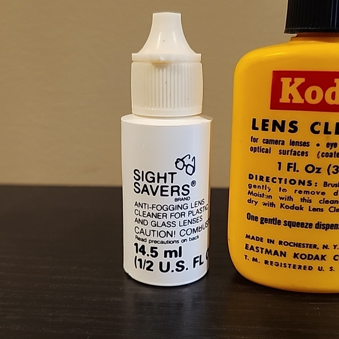 Vintage Kodak Lens Cleaner, Edwal Lens Cleaner, Light Savers Anti Fogging