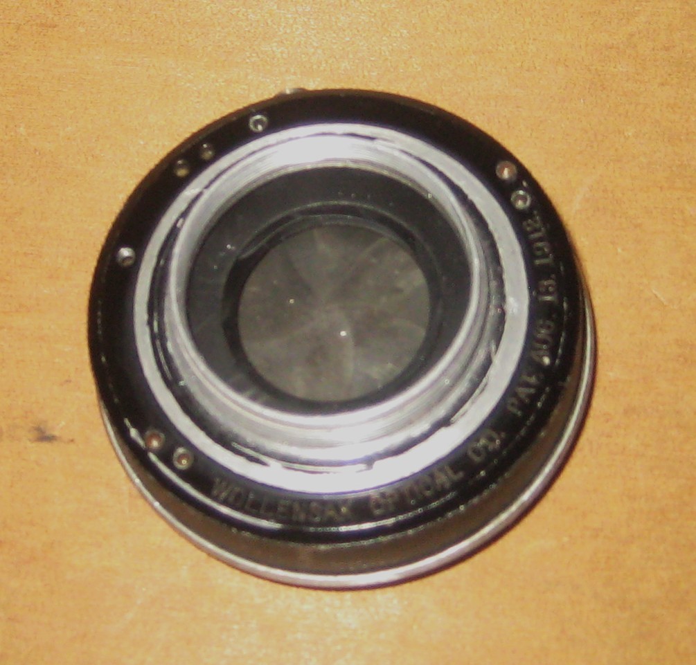 Vintage WOLLENSAK SHUTTER ASSEMBLY 2 lenses Aug. 13, 1912