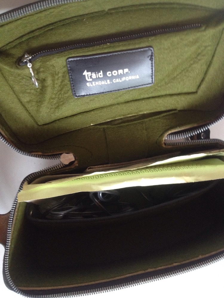Vintage Fotron Leather Carrying Case For Camera Plus Misc