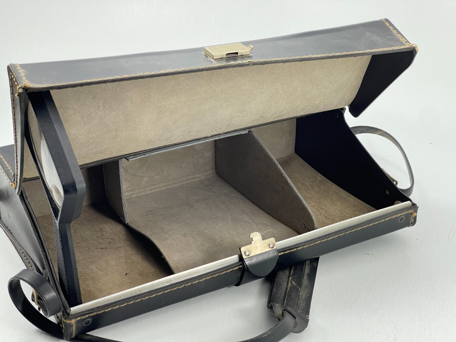 Vintage Polaroid Camera Equipment Carry Case Bag w Shoulder Strap 14″x 8″ x 3.5″
