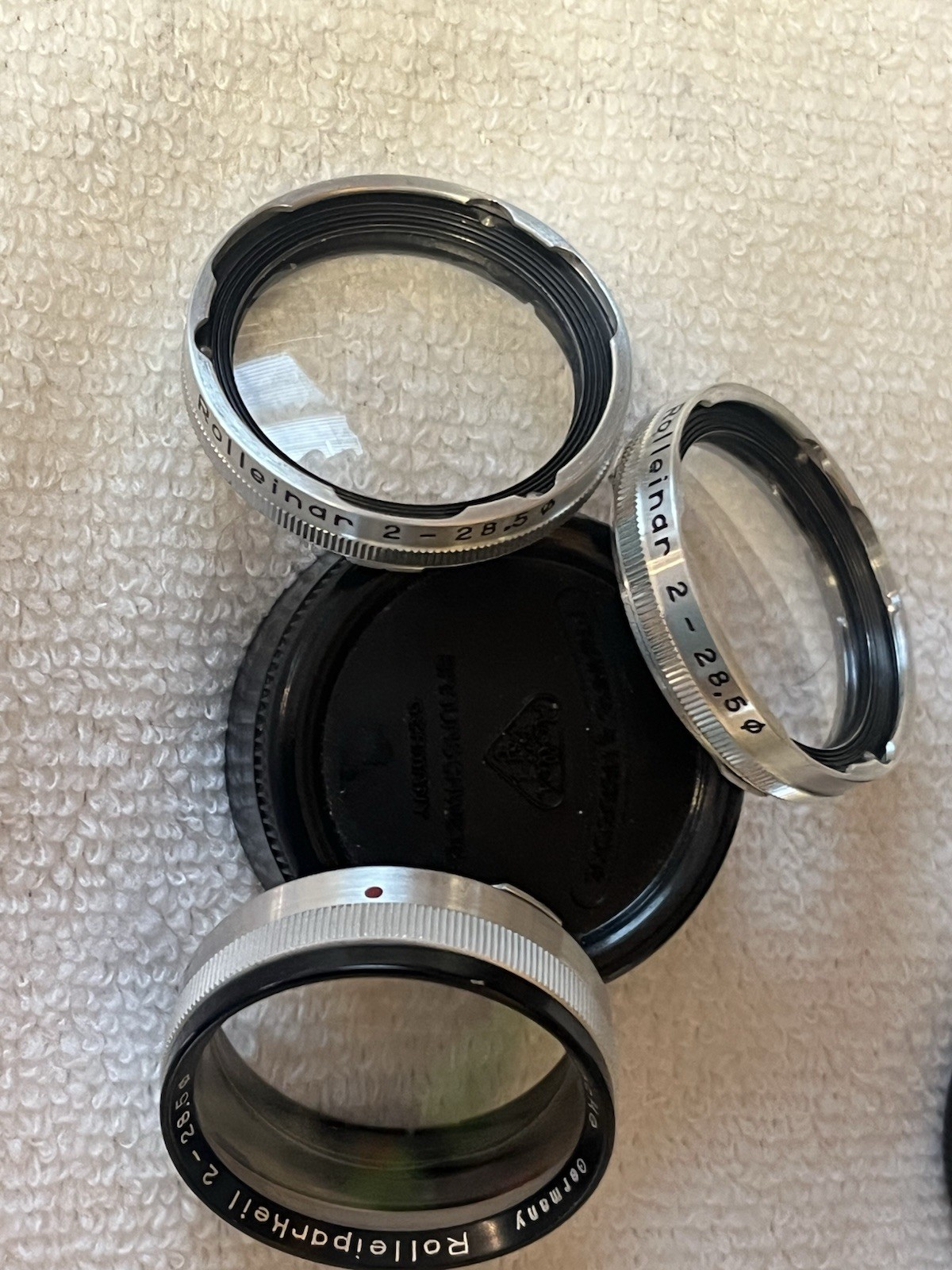 Rollei / Franke & Heidecke – Rolleinar 2 – Bay I ( 1 ) & Original Plastic Case