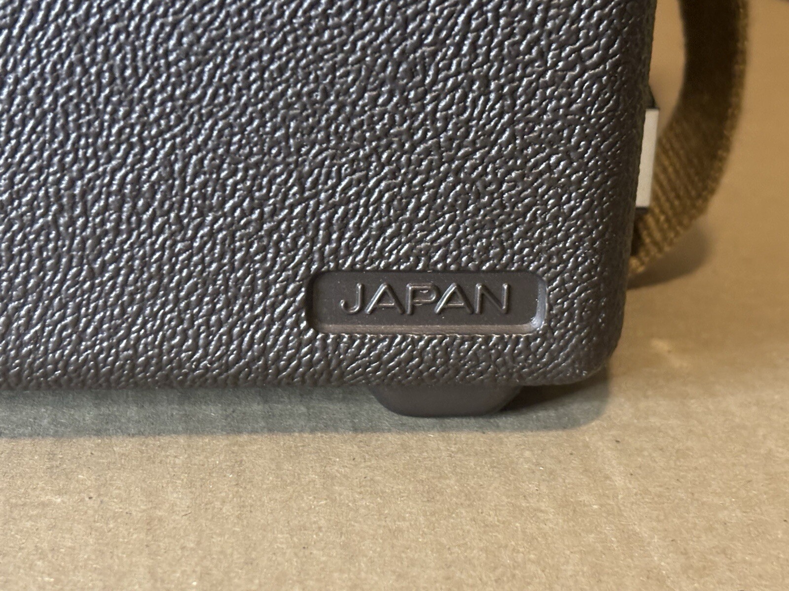 Vintage KONICA Hard Shell Camera Case / Box with Strap Made in Japan Rare HTF