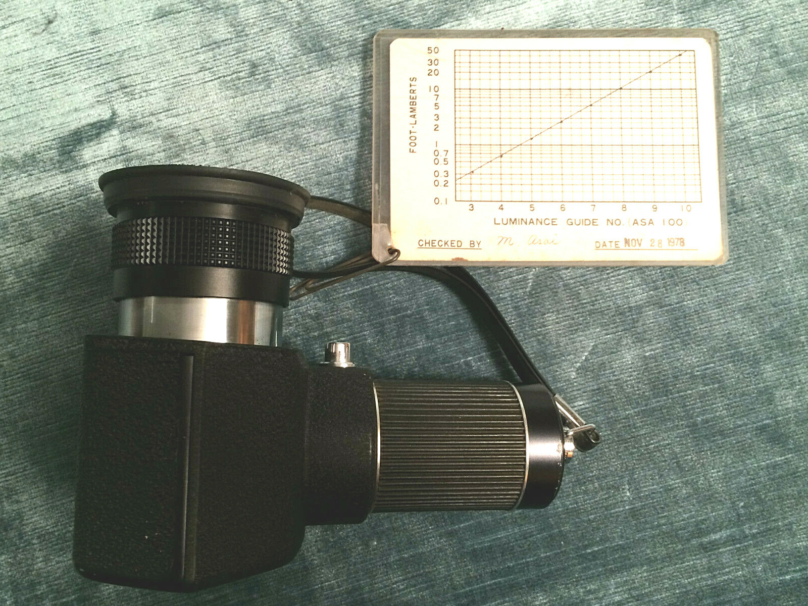 VINTAGE FILM CINEMA LIGHT METER, MINOLTA AUTO-SPOT 1* MITCHELL ARRI ZEISS BALTAR