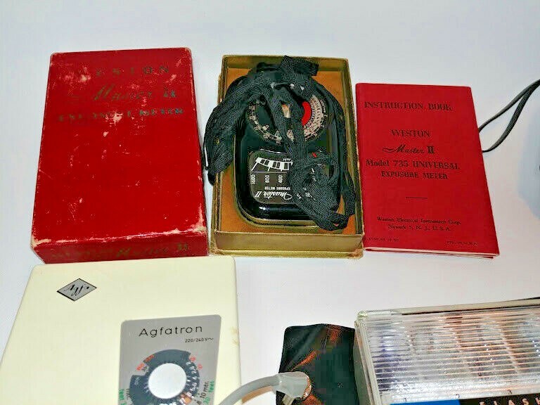 Canon Vivitar Agfatron 35mm SLR Film Camera Accessory Flash Lot & More Vintage