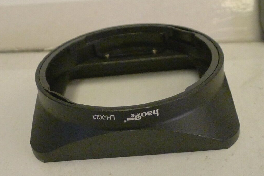 Haoge LH-X23 Square Metal Lens Hood +Cover for Fujifilm XF23mm F1.4 II