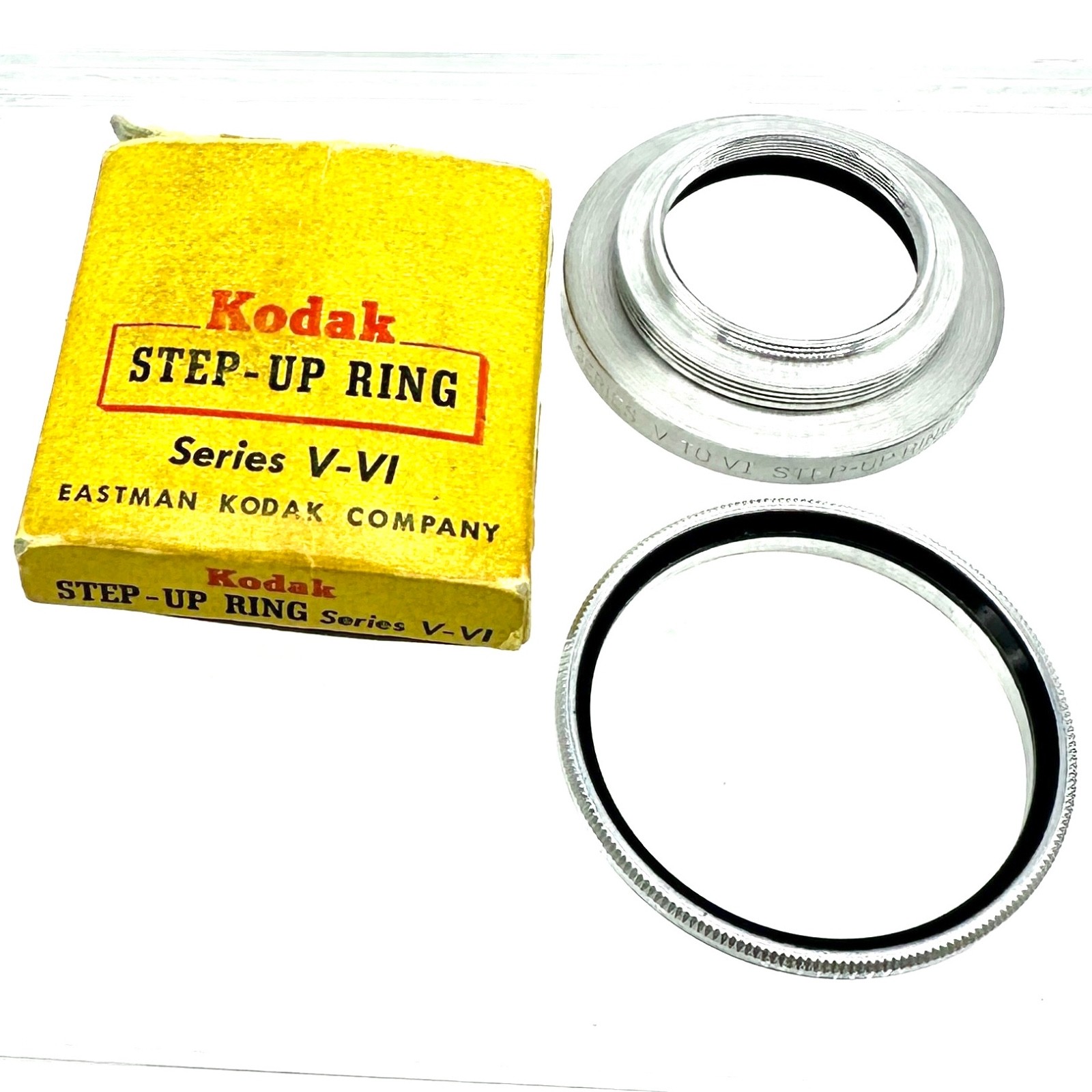 KODAK Step-Up Ring for series V to VI & a series VI Filter Retention Ring
