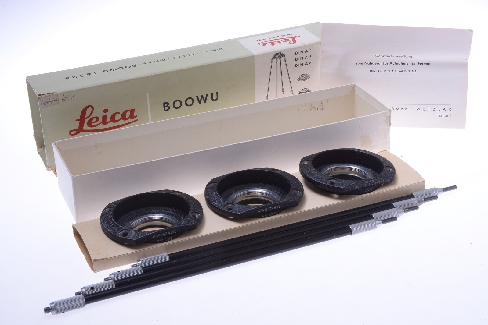 ✅ LEICA STAND 1:1 – 1:3 COPYING REPRODUCTION A4 A5 A6 BOOWU 16525 M39 LTM CAMERA