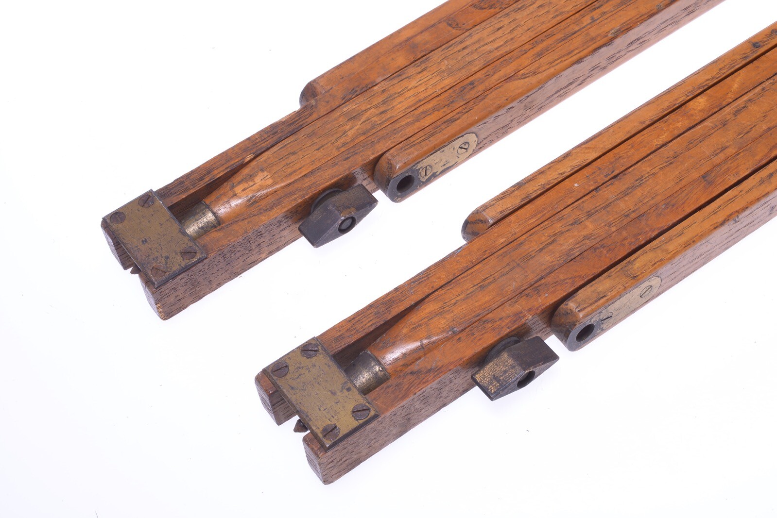 ✅ ANTIQUE WOOD TRIPOD 147CM, 57.87″ THORNTON? ROSS? LANCASTER? FIELD CAMERAS