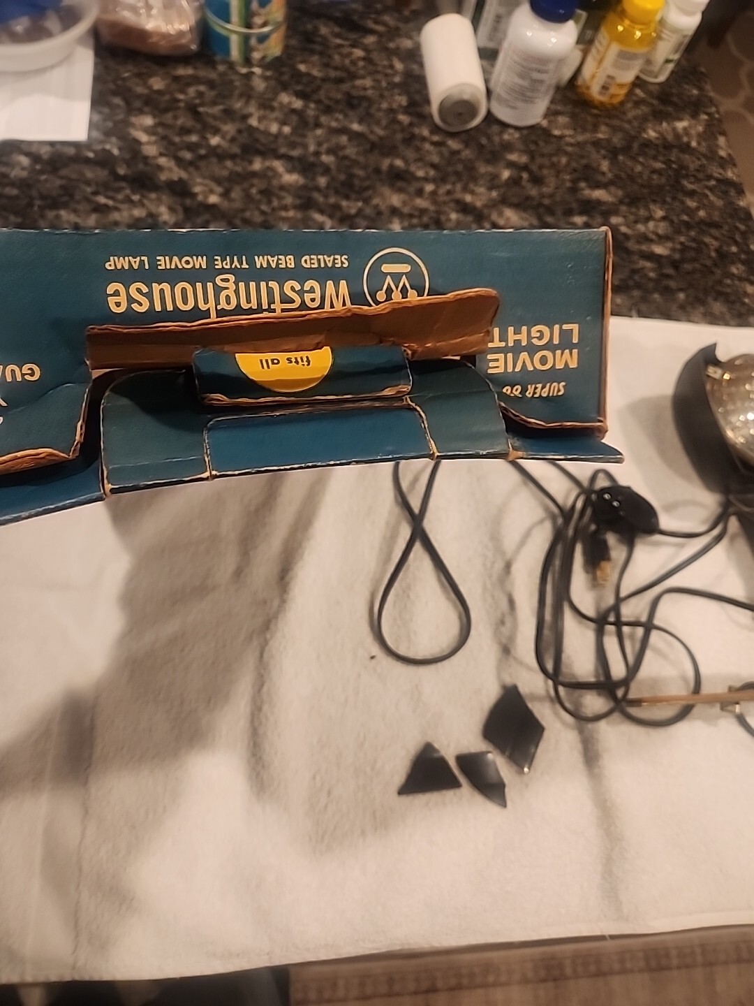 Vintage Super 88 650 Watt Sealed Beam Movie Light w/Original Box by Westinghouse