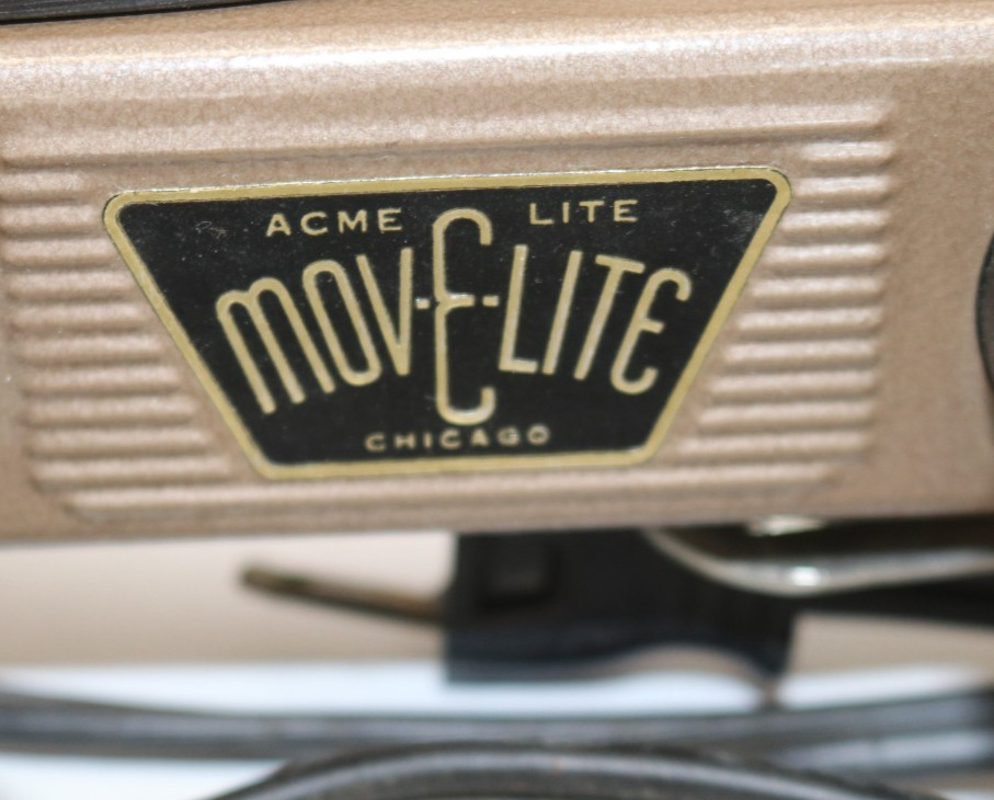 Vintage ACME Lite Mov-E-Lite w/ Case *WORKS GREAT*