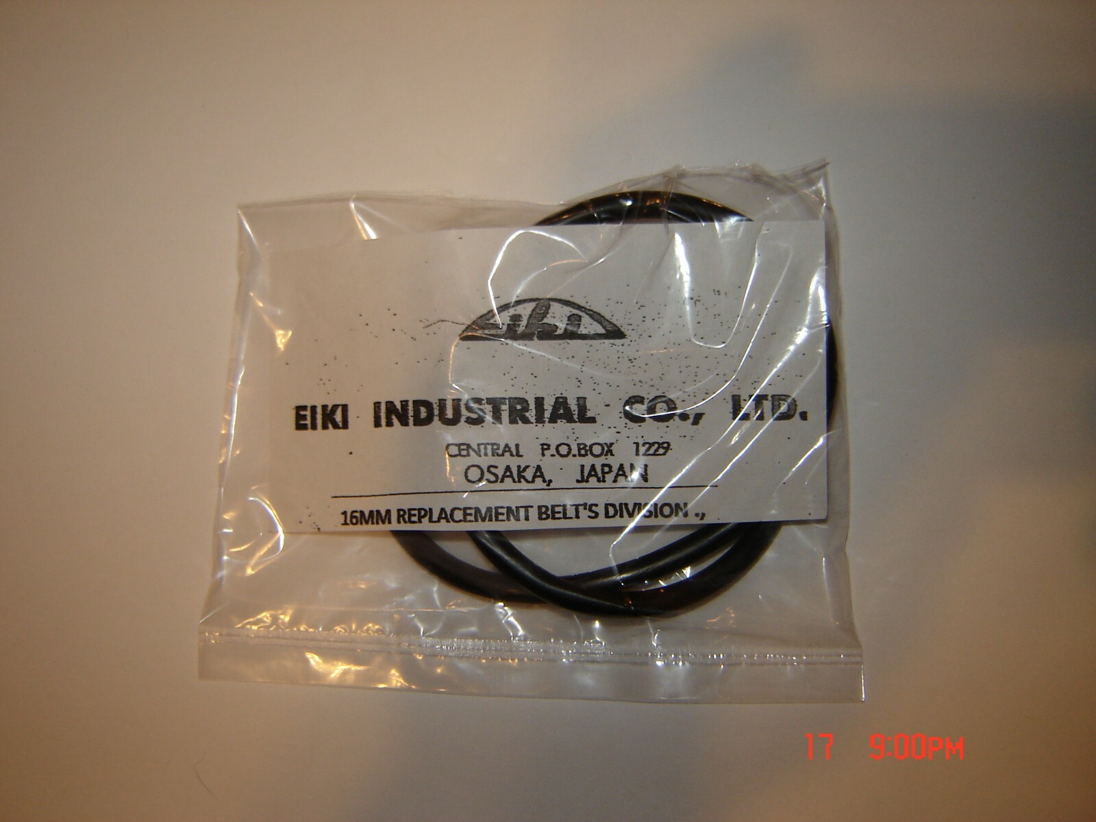 16MM EIKI NT-Up to Serial #50000, Projector Belt,1 Supply Arm Belt. 16mm NT