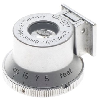 13.5cm BRIGHT LINE CHROME LEICA RANGEFINDER CAMERA VIEWFINDER 135mm SHOOC CASED