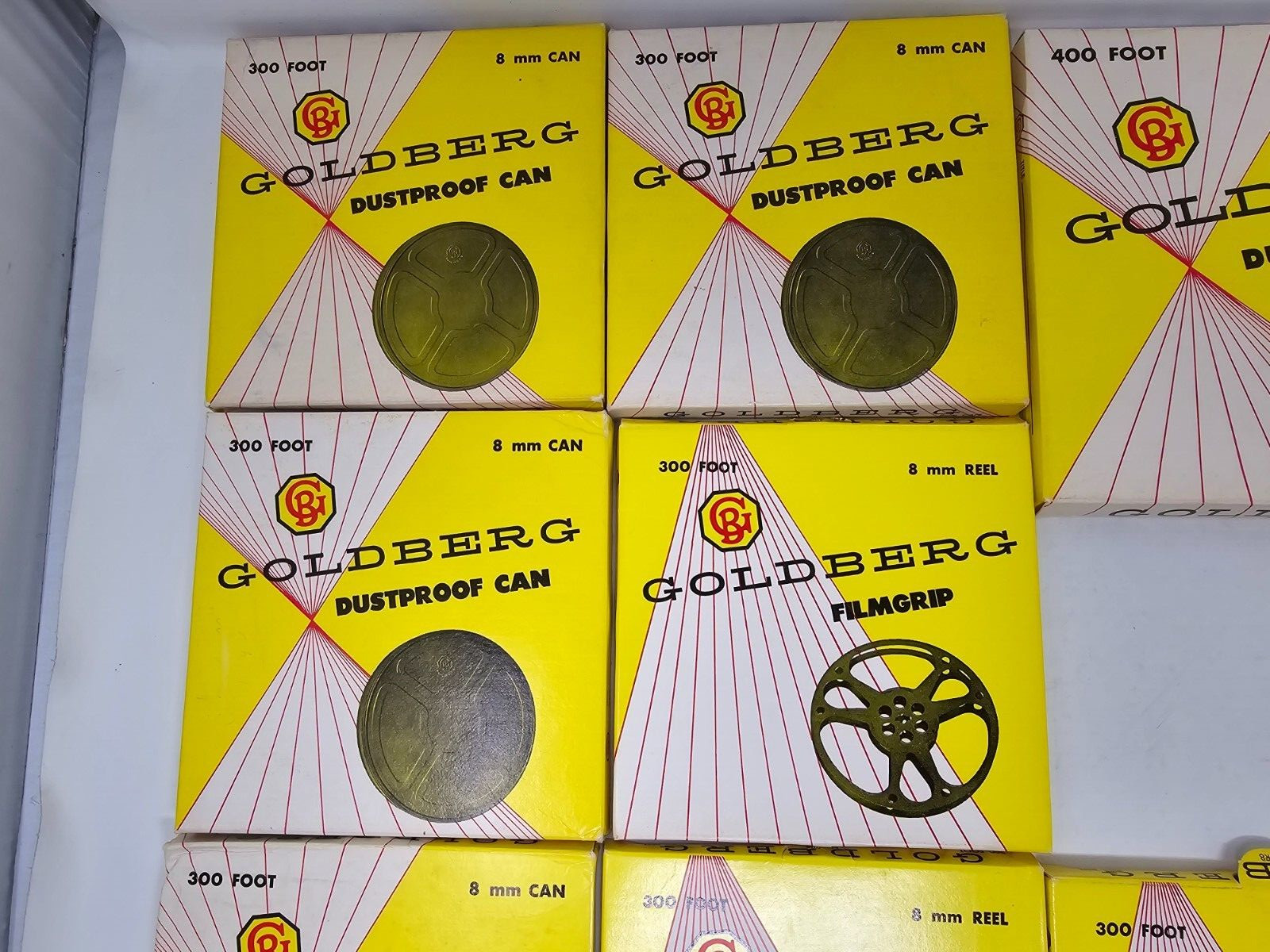 Vintage Goldberg Film Dustproof Cans and Film Grips – No Film Included