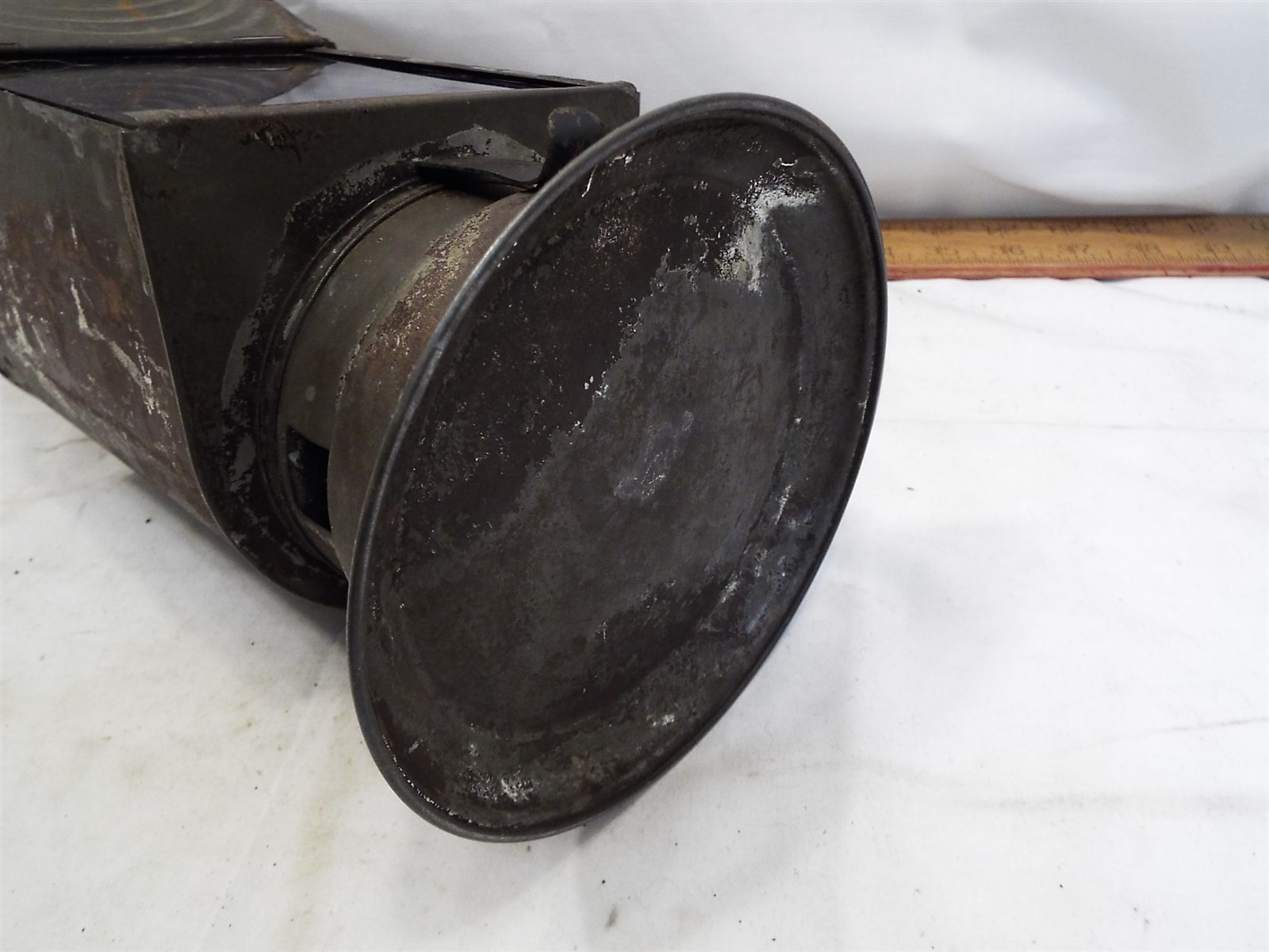 Kodak Dry Plate Lantern Dark Room Safe Light Tin Lamp Darkroom Photo Blue Lens