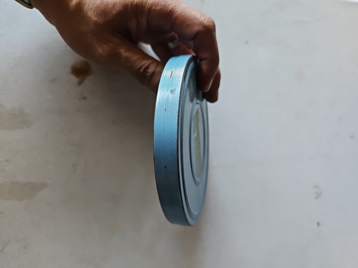 Goldberg Dual 8 Blue Metal 8mm Film Canister And Reel 7” – Comes With Film!