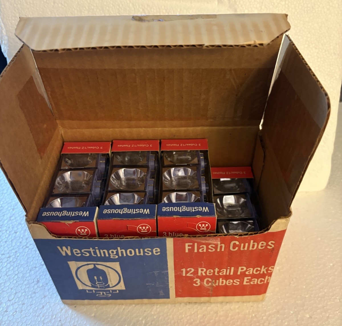 Westinghouse Flash Cubes Flashcubes For Camera Lot Of 11 In Original Retail Box