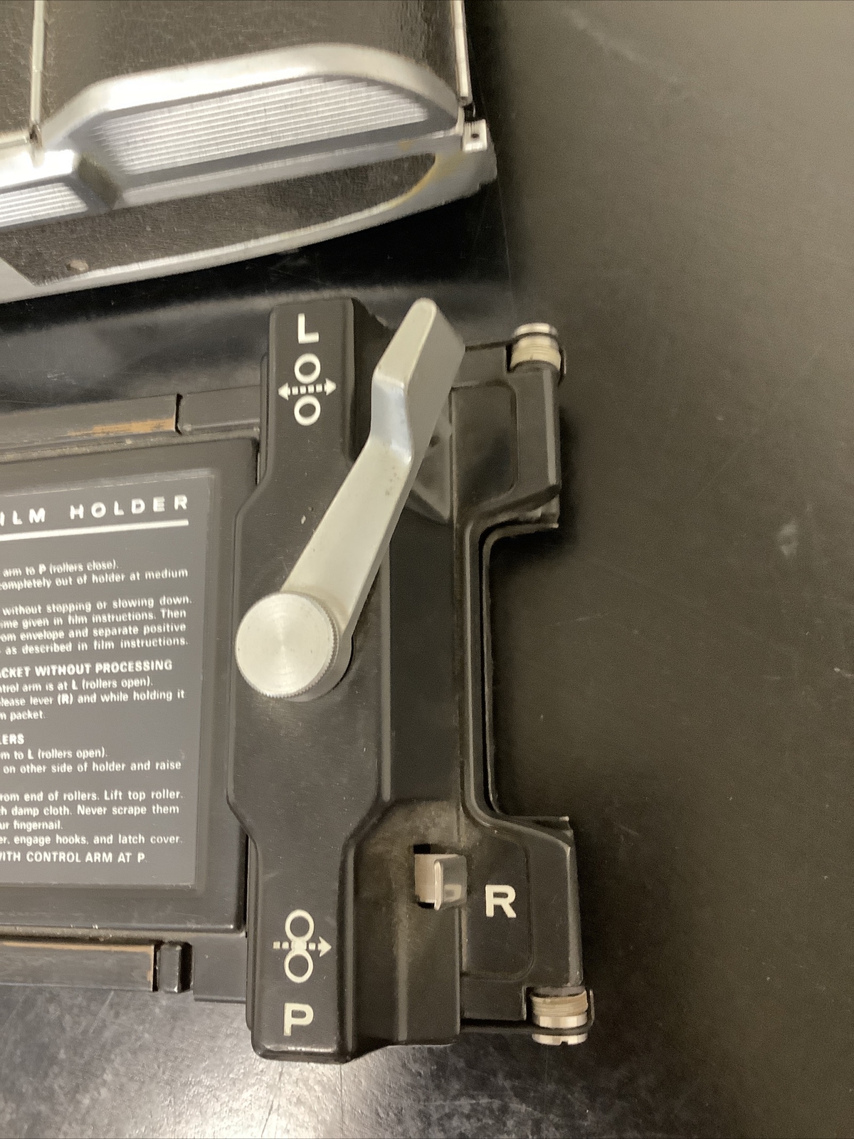 Lot Of 2 Polaroid Land Camera Film Adapter And Film Holder Used