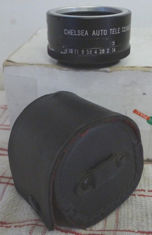 Chelsea Auto Tele Converter 2X for Pentax Lens with Snap Case – Made in Japan