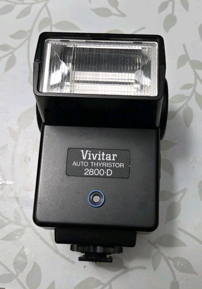 Vivitar Auto Thyristor 2800-D Camera Flash Photography – Untested